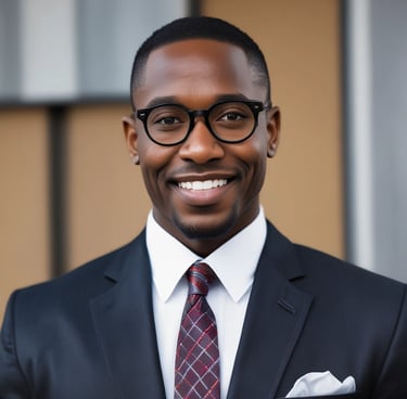 Smiling mover carefully carrying a packed box into a bright new home.
