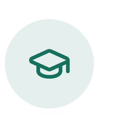 Graduation cap symbolizing flexible learning paths for adults at any leve