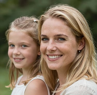 A cheerful child happily coloring with crayons at a bright, colorful table.