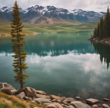 Cozy rustic interior of Osteria della Valle with wooden tables and mountain view through large windows.