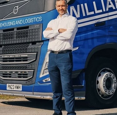 Huw Williams, Managing Director of Williams Haulage
