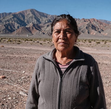 A happy hotel receptionist using cleaning products in a bright lobby.