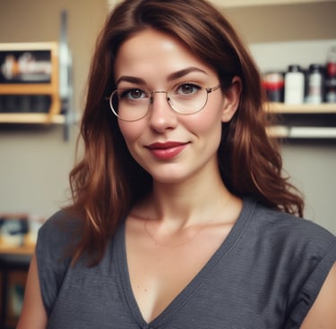 Golden retriever puppy with a red collar posing against a vintage dog sketch wallpaper pattern.
