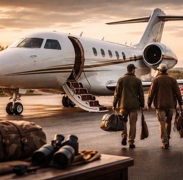 VUELOS PRIVADOS PARA IR A CAZAR