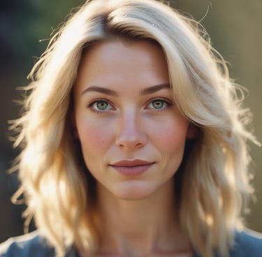 A warm family portrait taken outdoors with natural light, showing genuine smiles.