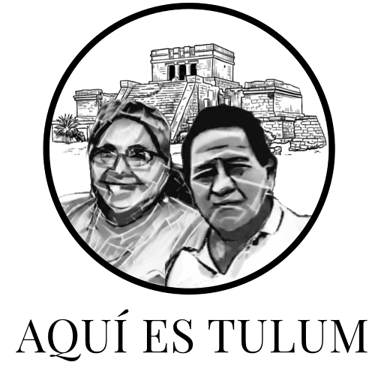 Logo aqui es Tulum bco y negro