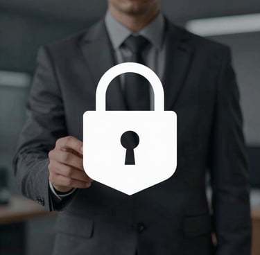 a icon that means and conveys cybersecurity