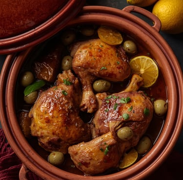 chicken tagine with olives and preserved lemon