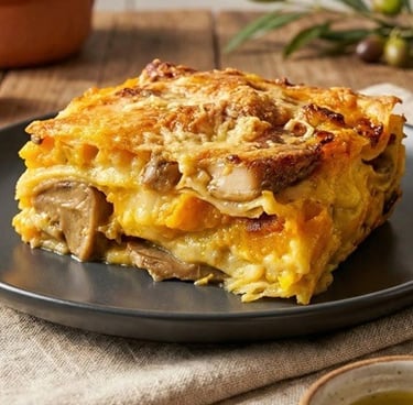 Recipe how to make pumpkin lasagna for lunch