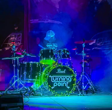 Brian lights up the stage
