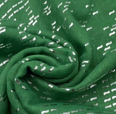 Faux green assuit print scarf