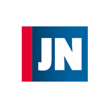 a jn logo with the letter jn in the middle of the image