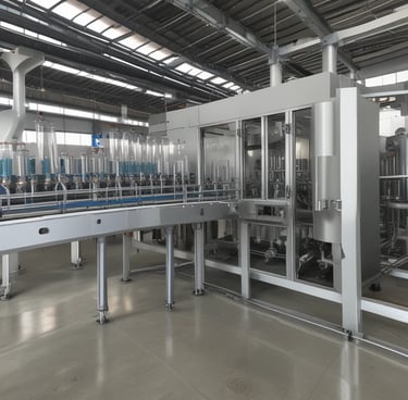 A state-of-the-art spray booth designed for efficient coating processes.