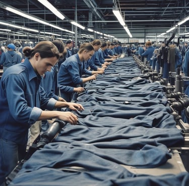 A bank building with white columns stands prominently under a bright blue sky with scattered clouds. The name 'First Citizens Bank' is clearly displayed on the facade of the building.