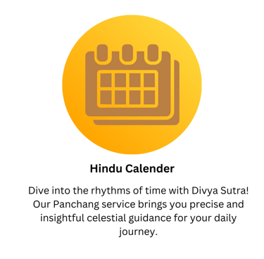 Image of daily panchang feature provided by divya sutra
