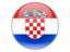 croatian flag round