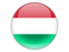 hungarian flag round