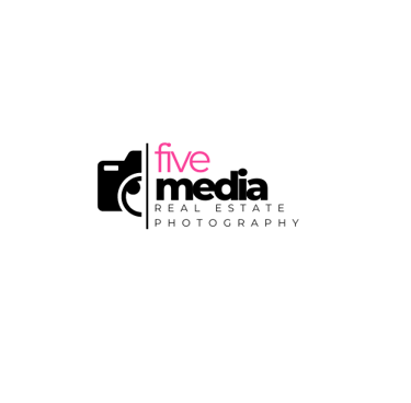 clean modern logo for FiveMedia