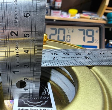 Atmos Clock Bellows Displacement