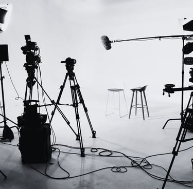 Studio Camera Set Up. 