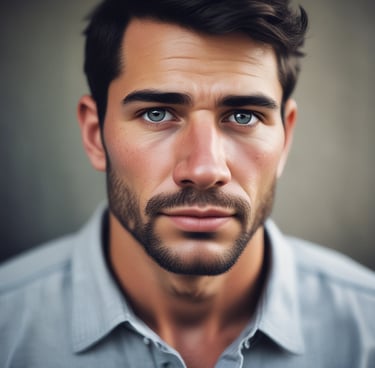 man standing near balcony