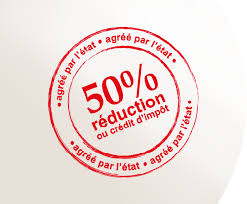  50% de réduction d'impôts