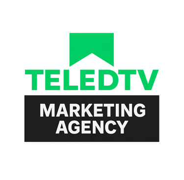 Logo digital marketin agency, gren white black