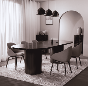Elegant meeting table Dubai for collaborative office spaces