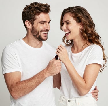 smiling man with glasses and beard portrait