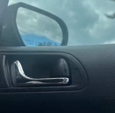  Interior of car door lock being repaired in Asheville NC locksmith service