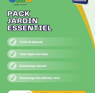 Pack Jardin Essentiel à Belfort – tonte, taille légère et désherbage