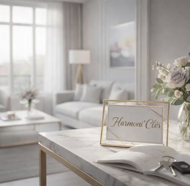 Intérieur haut de gamme géré par la conciergerie Airbnb Harmoni’Clés