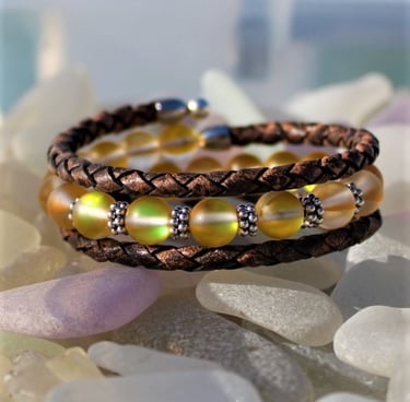 Amber gemstone bracelet