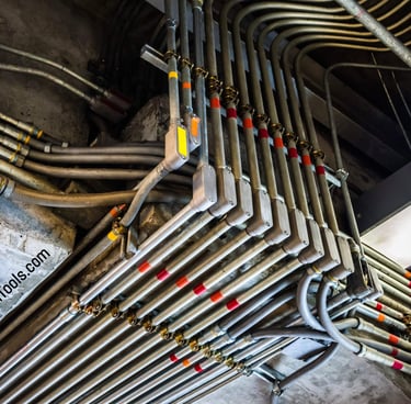 conduit running on ceiling