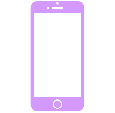a purple phone with a black background and a phone