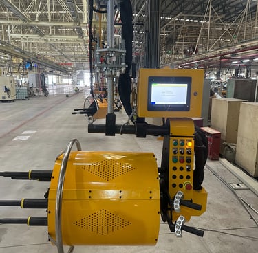 wheel nut tightening machine