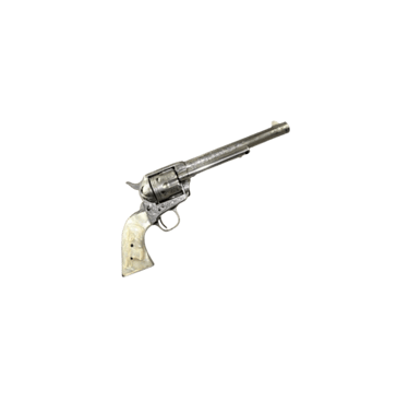 Antique silver pistol. 