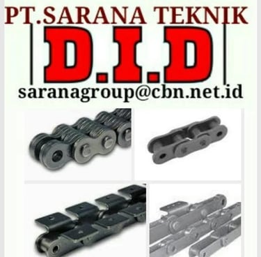 Jual Rantai D.I.D chain, Tsubaki chain, Link Belt chain, Nikken Chain, Hitachi chain Terpercaya