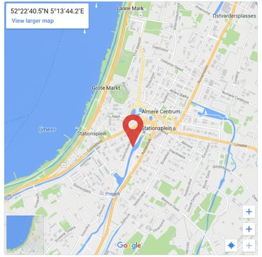 google maps image naar Almere