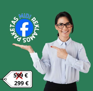 Facebook reklamos paketas MIDI