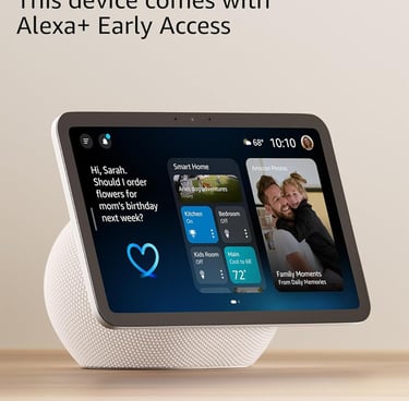 a smart device with a picture of a person on the screen