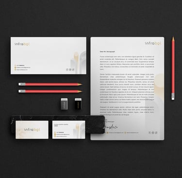 Aplicación de marca en un mock up