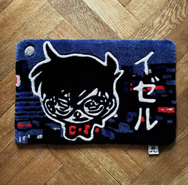 Selbstgemachter Teppich mit dem Motiv Detektiv Conan