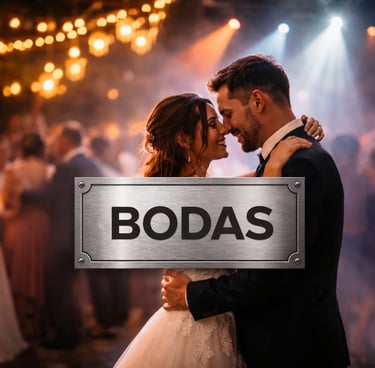 Sonido e iluminación para bodas en Sevilla