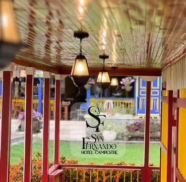 Restaurante campestre en el lago calima