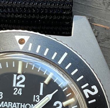 Marathon Navigator dial close up