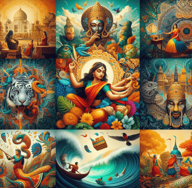 Durga Pooja Royal Bengal tiger