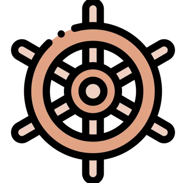 icone gouvernail d'un bateau