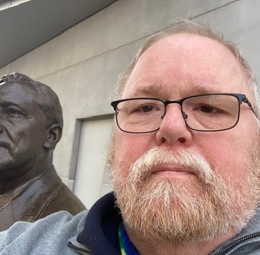 FDR Statue Outside WWII Museum