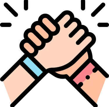 deux mains qui s'entraident